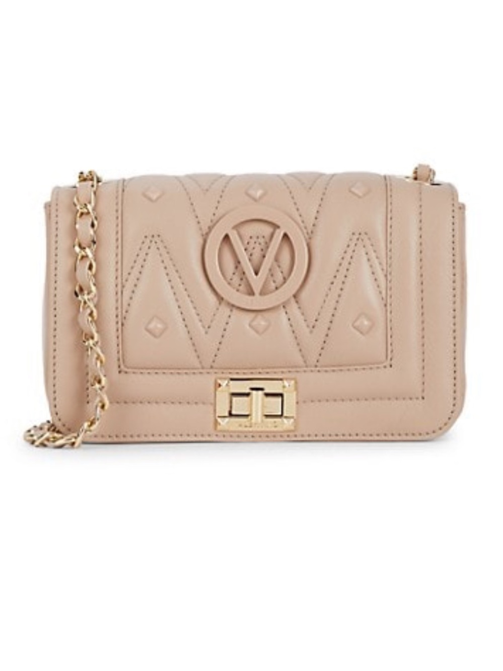 Valentino Beatriz Studded Leather Crossbody Bag